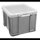 Really Useful Box Aufbewahrungsbox 35,0 l transparent, grau 48,0 x 39,0 x 31,0 cm, 1 St.