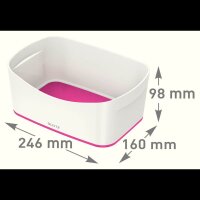 LEITZ MyBox Aufbewahrungsbox 3,0 l perlweiß/pink...