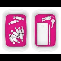 LEITZ MyBox Aufbewahrungsbox 3,0 l perlweiß/pink 24,6 x 16,0 x 9,8 cm, 1 St.
