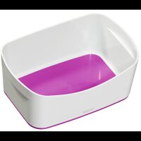 LEITZ MyBox Aufbewahrungsbox 3,0 l perlweiß/pink 24,6 x 16,0 x 9,8 cm, 1 St.
