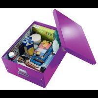 LEITZ Click & Store Aufbewahrungsbox 36,0 l violett...