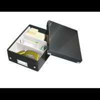 LEITZ Click & Store Aufbewahrungsbox 900 Blatt schwarz 22,0 x 28,5 x 10,0 cm, 1 St.