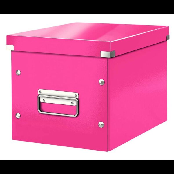 LEITZ Click & Store Aufbewahrungsbox 10,0 l pink 26,0 x 26,0 x 24,0 cm, 1 St.