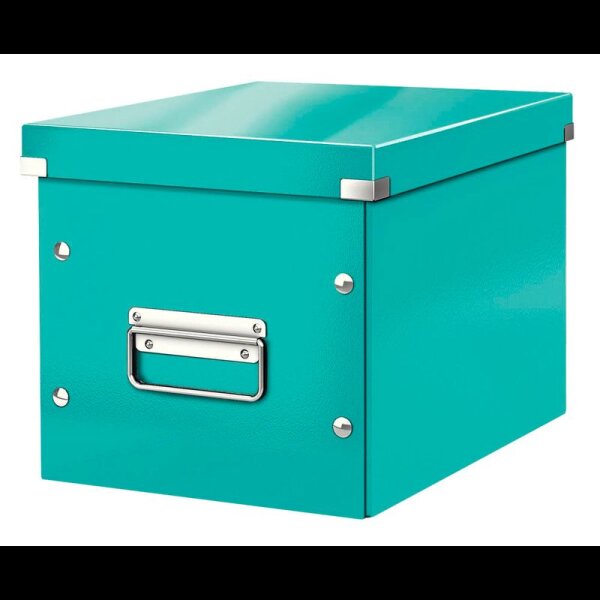 LEITZ Click & Store Aufbewahrungsbox 10,0 l eisblau 26,0 x 26,0 x 24,0 cm, 1 St.