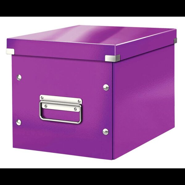 LEITZ Click & Store Aufbewahrungsbox 10,0 l violett 26,0 x 26,0 x 24,0 cm, 1 St.