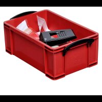 Really Useful Box Aufbewahrungsbox 9,0 l rot 39,5 x 25,5 x 15,5 cm, 1 St.