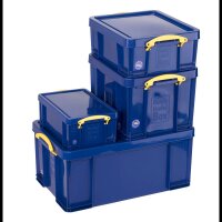 Really Useful Box Aufbewahrungsbox 9,0 l blau 39,5 x 25,5...