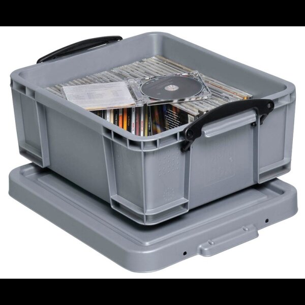 Really Useful Box Aufbewahrungsbox 18,0 l silber 48,0 x 39,0 x 20,0 cm, 1 St.
