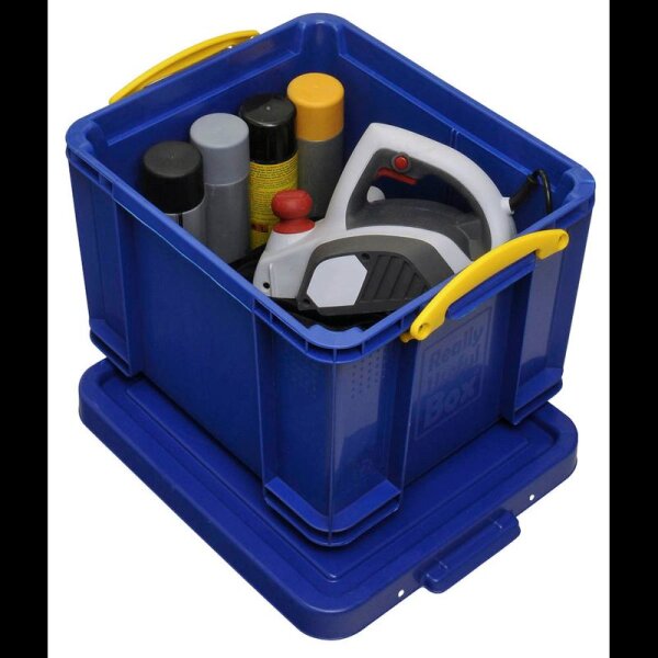 Really Useful Box Aufbewahrungsbox 35,0 l blau 48,0 x 39,0 x 31,0 cm, 1 St.