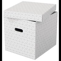 Esselte Home Aufbewahrungsboxen 33,0 l weiß 32,0 x 36,5 x 31,5 cm, 3 St.