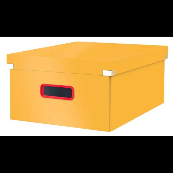 LEITZ Click & Store Cosy Aufbewahrungsbox 32,0 l gelb 36,9 x 48,2 x 20,0 cm, 1 St.