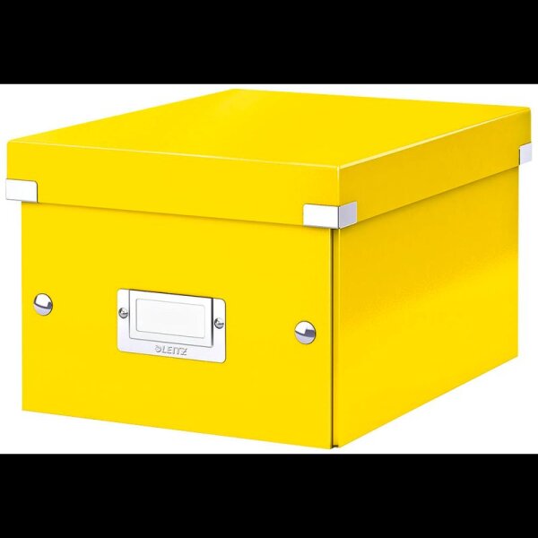 LEITZ Click & Store Aufbewahrungsbox 7,4 l gelb 21,6 x 28,2 x 16,0 cm, 1 St.